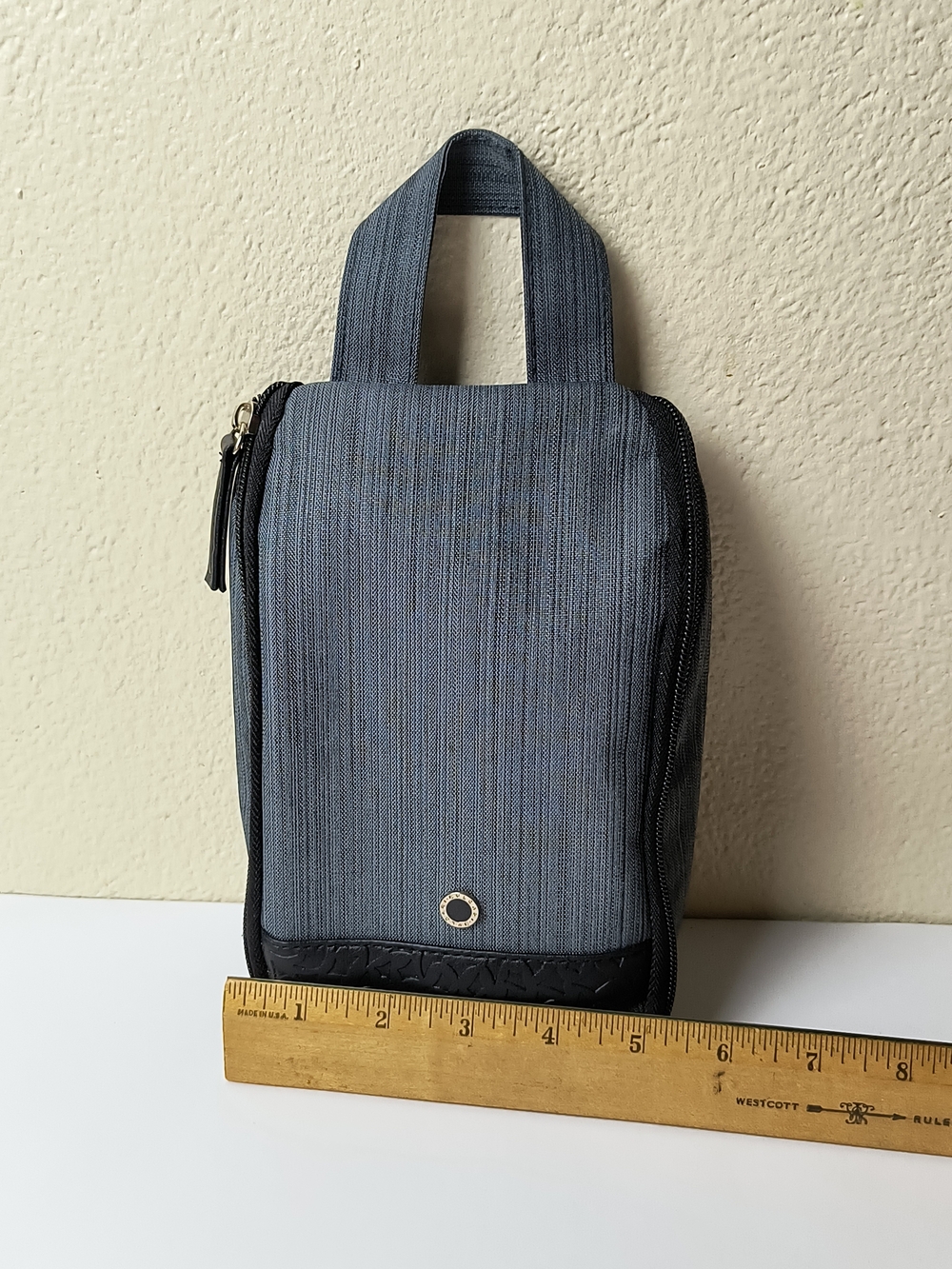Bvlgari Men's Grey Travel Toiletry Pouch View 5